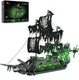 JMBricklayer Pirate Ship Building Toys with Lights, Ghost Multicolor 