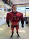 Disney / Pixar The Incredibles Mr Incredible 13" Doll / Action Figure Toy (63)