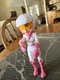 Peach w/ helmet action figure Super Mario Bros Movie Nintendo Jakks Pacific 5.5&rdquo;