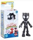 DISNEY JUNIOR - Marvel Spidey and his Amazing Friends - Black Panther 4&rdquo;. NEW