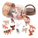 Terra by Battat &ndash; Farm Animals 60 pcs&ndash; Assorted Miniature Farm Animal Toy