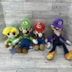 Little Buddy Super Mario Bros. Mario Luigi Waluigi Zelda Plush Lot of 6
