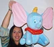 Disney Baby DUMBO LARGE 18" ELEPHANT Plush Blue Eyes STUFFED TOY LOVEY CRINKLE H
