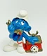 Smurfs Figure TELEPHONE Smurf 20062 SCHLEICH PEYO Vintage 1980 HONG KONG Rare