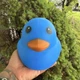 *NEW* BLUE Jumbo Squishy Squeeze duck  Squeezy Toy duck Tic tok duck