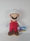New Super Fire Mario (White) Plush Stuffed Toy 9" 