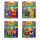 2022 PLAYMATES SUPER SEWER HEROES TEENAGE MUTANT NINJA TURTLES FIGURE 4 PACK SET