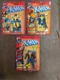 Vintage 1992-1994 ToyBiz X-Men Wolverine Set of 3