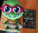 12" Teenage Mutant Ninja Turtles Raphael Plush Nickelodeon  w/Handbook (rc1) 