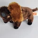 Wild Republic Bison Buffalo Plush 5&rdquo; Brown Stuffed Animal w Sound Toy