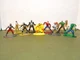 9 Toy Lot Jada Marvel Nano Metalfigs Mini-Figures Die-Cast Metal Loose spiderman