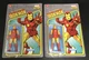 2 Lot 2021 Marvel Legends Kenner Retro IRON MAN Figure 3.75&rdquo; NEW UNPUNCHED