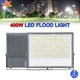 2 Pack LED Flood Light 400W 48000Lm Plug & Play Super Bright Garden Yard Lights