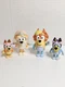 Bluey Family 4-Pack Figure Set