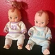 1981 Vintage Playmates 9055 Tiara Dolls Pixie Twins #18 Male #25 Female LOT of 2