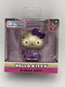 Sanrio S3 MetalFigs Gold Hello Kitty Purple Dress 2" Mini Figure Jada Toy NEW