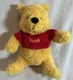 Disney Theme Park WINNIE THE POOH FUZZY STUFFED PLUSH 7" Beanie Bottom 