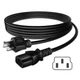 Pkpower AC Power Cord For Dell mono Laser Printer B1160w B1260dn B2360dn
