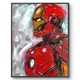 Iron Man Original Painting Canvas Marvel Comics Superhero Pop Art SWhite