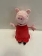 Peppa Pig Hug N' Oink Plush 12" Giggles, Talks, Snorts Red Dress & Black Flats