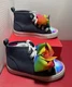 Nickelodeon Jojo Siwa Rainbow Bow Denim Shoes High Tops Shoes Girls Size 11