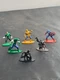 Lot Of 6 Jada DC & Marvel Nano Metalfigs Mini-Figures Die-Cast Metal cptn americ