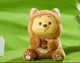 DISNEY Miniso WINNIE the POOH Plush Pendant NAUGHTY PARTY Keychain SQUIRREL