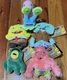 Zuru Fuggler Spongebob SquarePants Set Of 5 Keyring Plush  4.5&rdquo; NWT- IN HAND