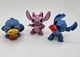 Disney Lilo & Stitch Stitch 2-Inch Collectible Figures Lot of 3