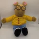 Playskool Talking Arthur Marc Brown Aardvark Plush Toy 7 Phrases 1996 Works