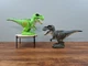 2 Toy Dinosaur Moves ZURU Robo Alive T-Rex Robotic Pet Sounds 12&rdquo; Green & Grey