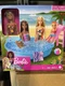 Barbie Doll And  Pool Playset Poolside Accessories Mattel New Blonde