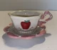Disney Princess Tea Set 2003 Fine Ceramic Cup & Saucer Snow White  Replacement ￼