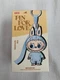 POP MART Labubu V4 The Monsters Pin For Love Alphabet Plush Pendant - Letter D