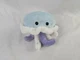 Adventure Planet Jellyfish Plush 5 Inch Blue Purple White Stuffed Animal Toy