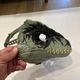 Jurassic World Dominion Giganotosaurus Mask Green Raptor Dinosaur Park jaw opens