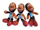 X3 Warner Bross Space Jam: A New Legacy LeBron James 8" Plush Toy Lot
