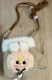 Baby Three Mobile Hanging Bag Chocolate BunnyPlush Crossbody Phone Bag Confirmed