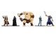 Jada Toys Dungeons and Dragons Nano MetalFigs Medium 5 Pack Die Cast Figures