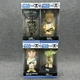 Lot of 4 Star Wars Luke Skywalker Yoda Bossk & 4-Lom Funko Bobble-Heads In Box