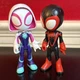 Hasbro Marvel Spidey and Ghost-Spider Gwen Toy, Set of 2, 4", 2021