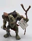 2002 Papo Green Orc Waghar Medieval Mythical Figure 38905 Retired Complete