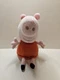 Peppa Pig 2021 Hasbro/Just Play 6" Plush Red Dress~ 