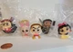 Just Play **Disney Doorables Lot of 7 figures-SERIES 6- 5 UNOPENED,  2 FLOCKED. 
