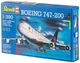 Revell RV04210 Modellbausatz Flugzeug 0.3125 - Boeing 747-200 im Ma&szlig;stab 1:390,