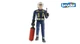 Bruder 60100 bworld Fireman with Accessories 1:16 scale firemen toy man figure