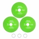3 Pack 4-1/2 Inch Diamond Glass Cutting Disc for Angle Grinder, 7/8" Arbor Ultra