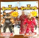 WWE Superstars Hulk Hogan + Ric Flair NWO Mattel  Figure Series 1 unpunched