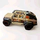 Jurassic World RC Jeep 2022 Mattle Remote Control Car 2.4GHZ No Remote 12&rdquo;
