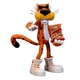 Jada Toys Cheetos Chester Cheetah Action Figure Flamin' Hot Glow in The Dark...
